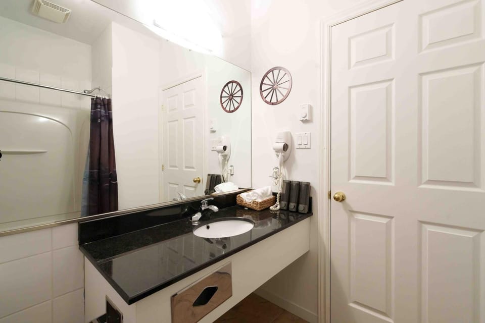 Bathroom, hair dryier