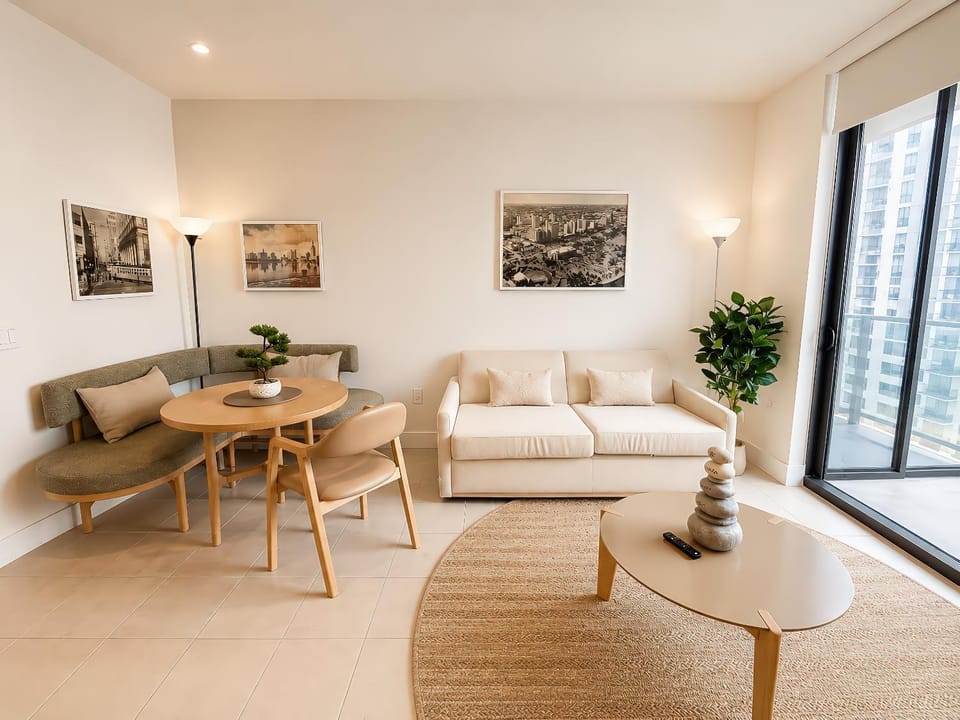 Living room, Seating area, Dining area