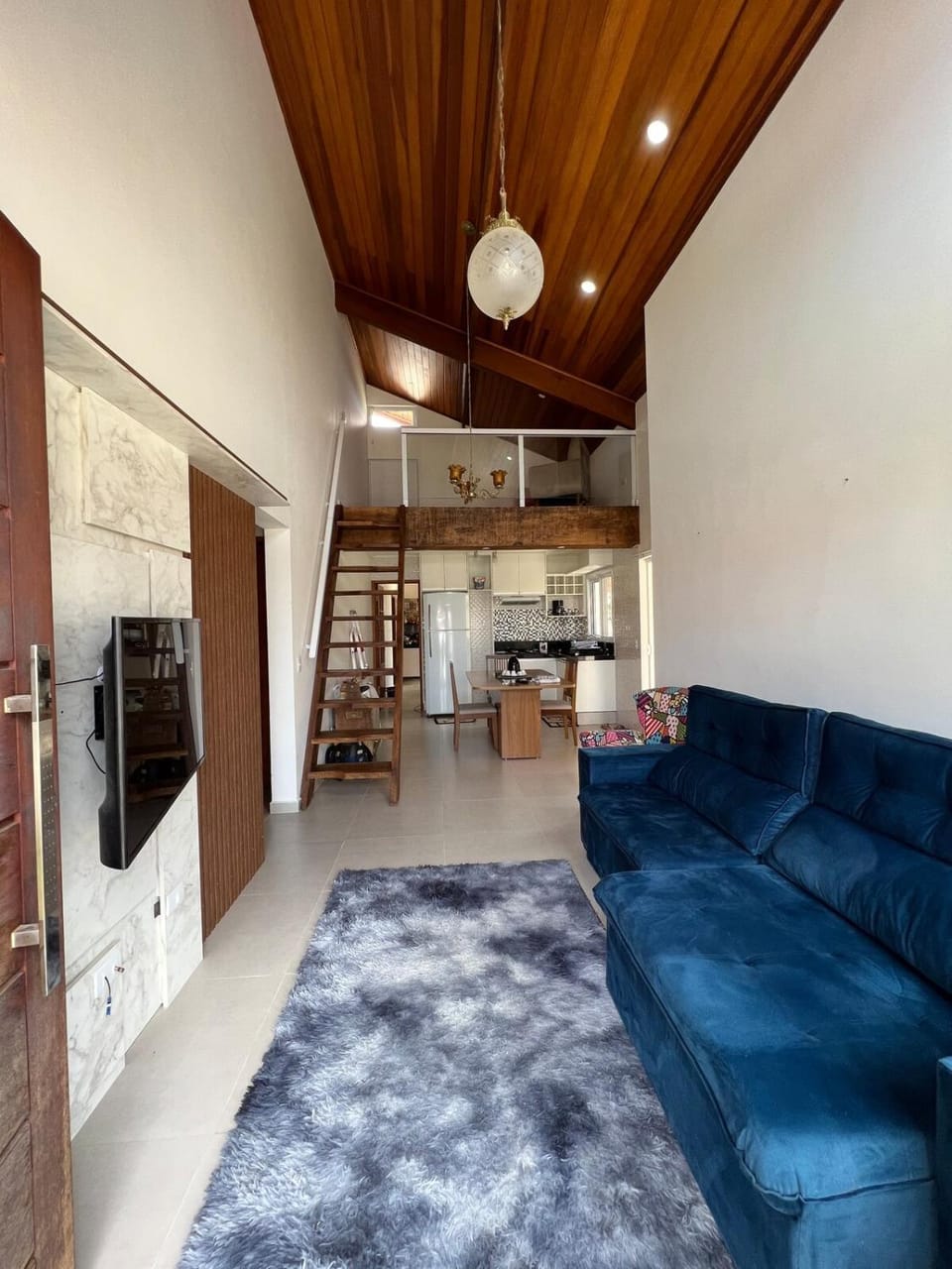 Living room, Communal kitchen