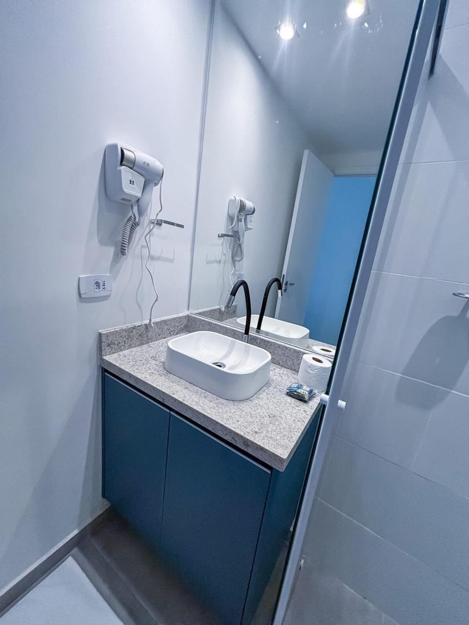 Bathroom, hair dryier
