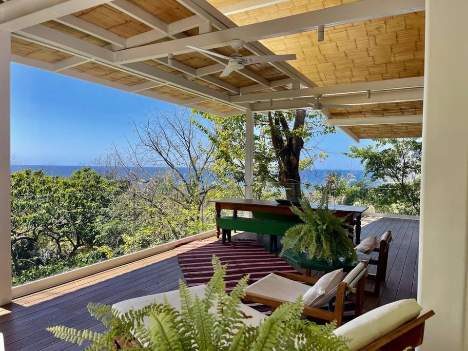 Casa AguasPoolYoga deckwalk to Surf Point House in Santa Teresa Beach