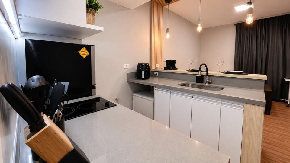 Flat Jardins Design Moderno com Banheira Apartment in Sao Paulo City