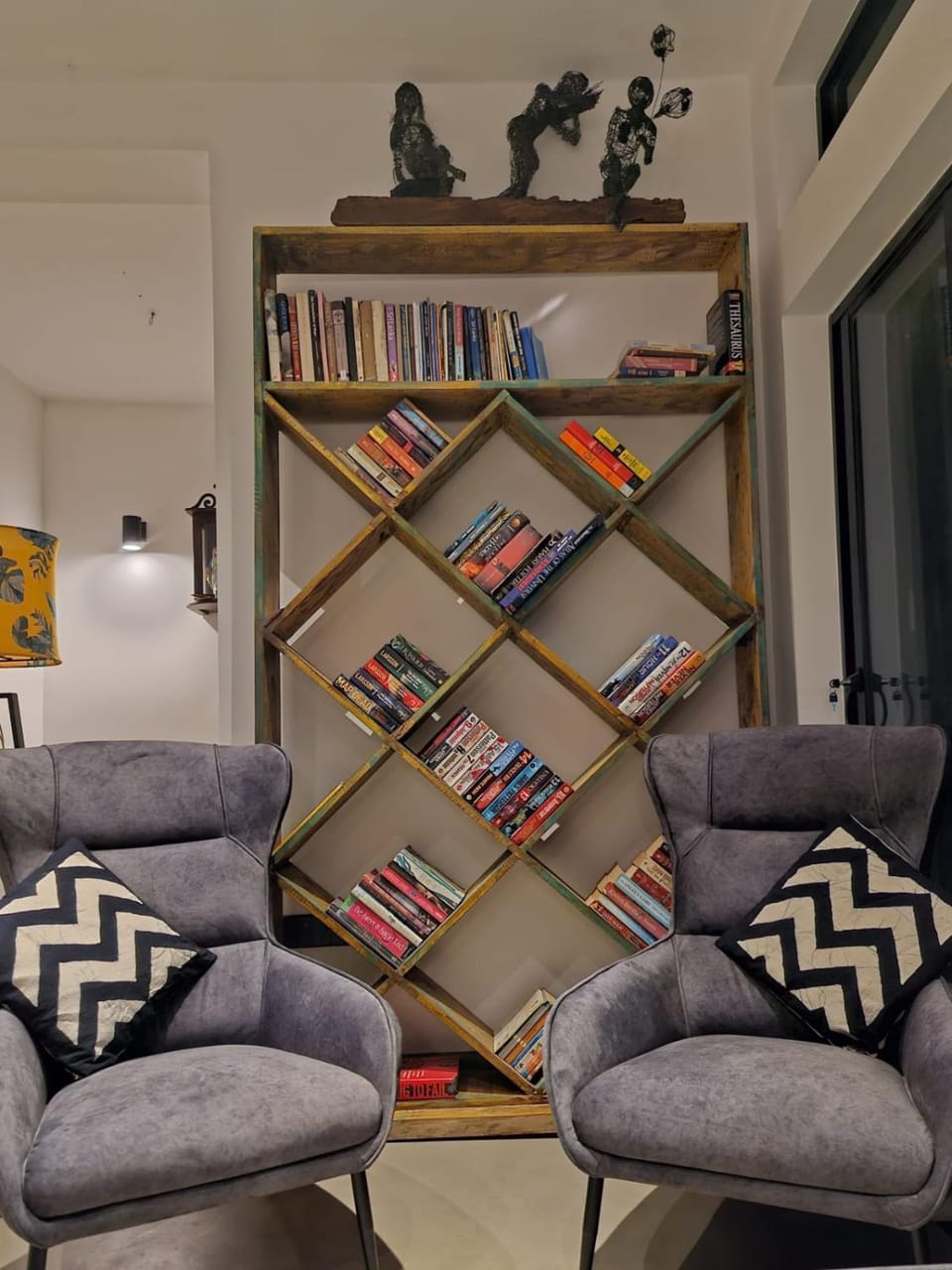 Library, Living room