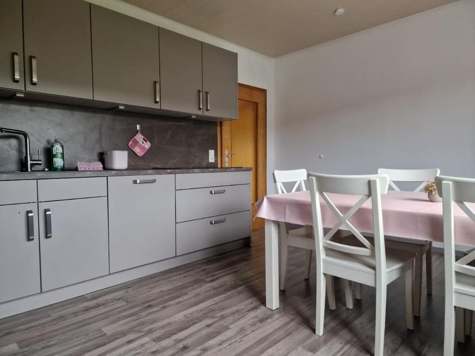 Kitchen or kitchenette, Dining area, stove