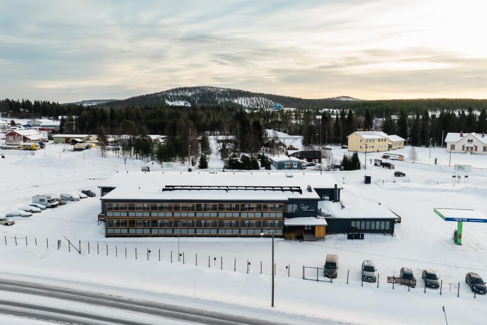 Gate of Lapland Hotel in Norrbotten County, Sweden