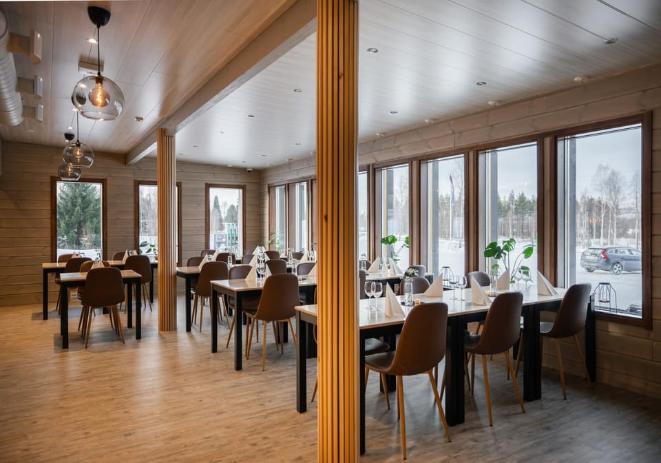 Gate of Lapland Hotel in Norrbotten County, Sweden