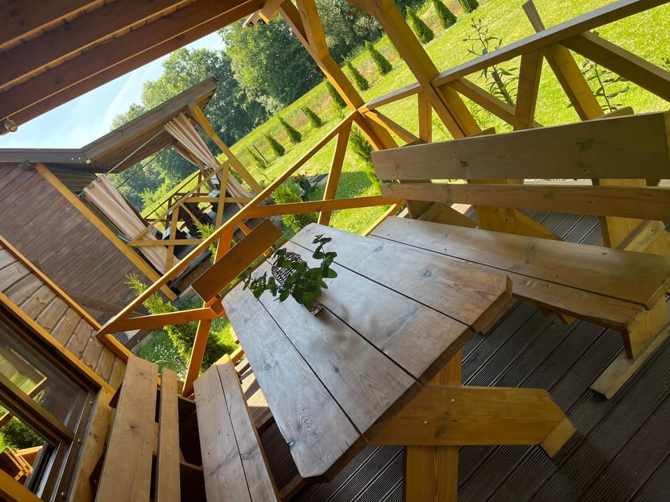 Domki letniskowe u Jędrusia i Madzi Orkusz Chalet in Pomeranian Voivodeship