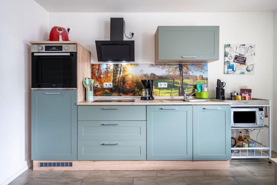 Kitchen or kitchenette, Living room