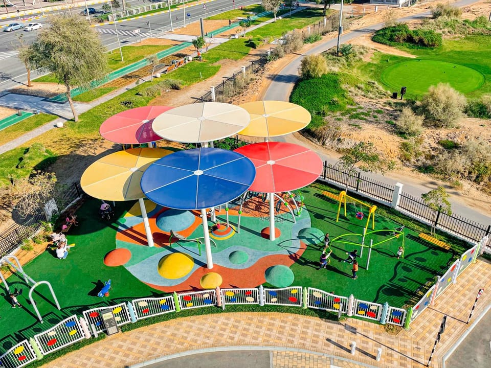 Bird's eye view, Children play ground, Children play ground, Garden view