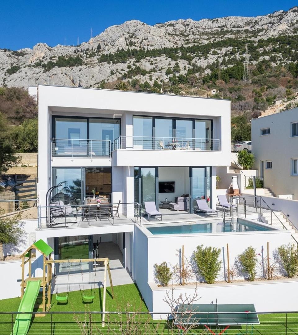 Luxury Villa Ivana Brela heated pool 28 m2, gym Villa in Brela