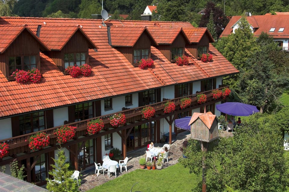 Property building, Garden view