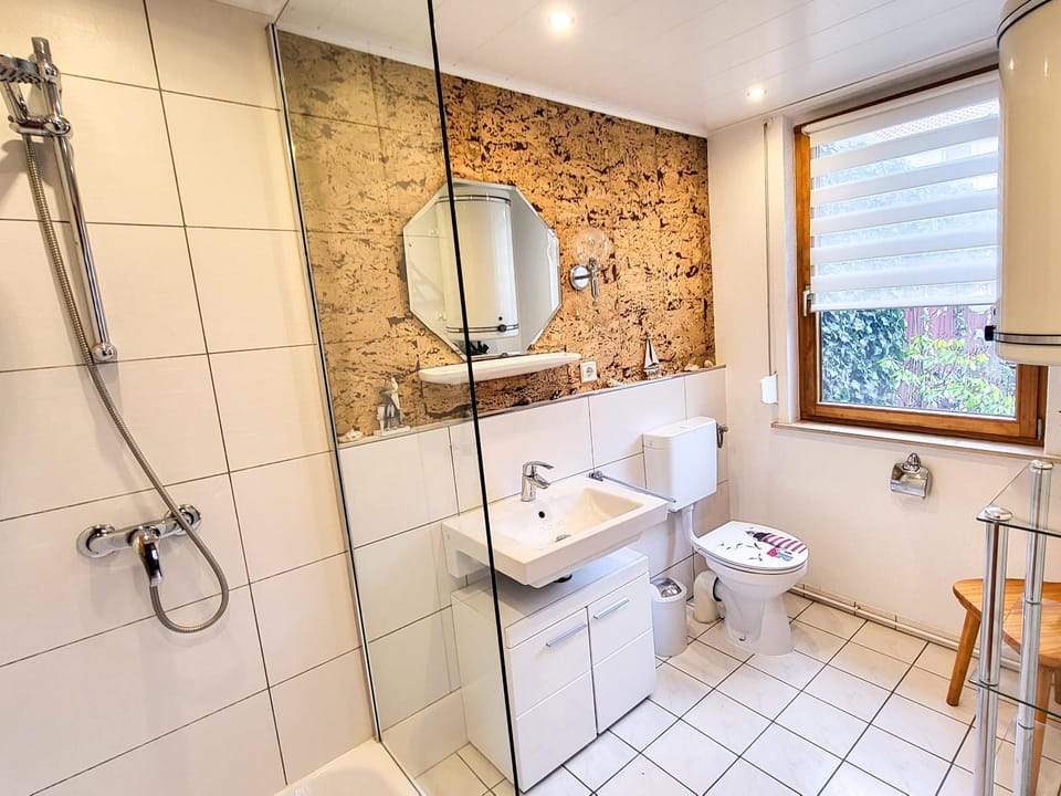 Shower, Toilet, Bathroom, towels