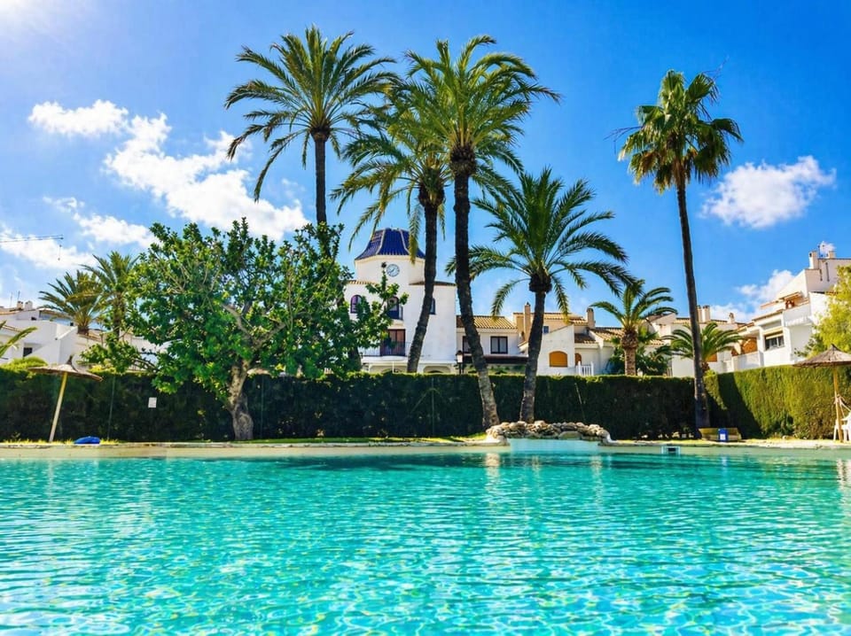 Natural landscape, Garden, Pool view, Swimming pool
