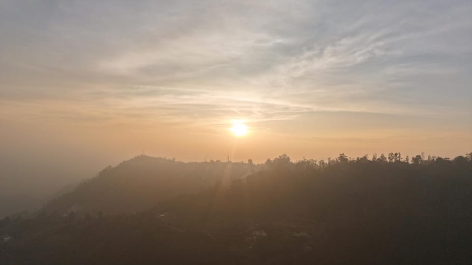 Natural landscape, Mountain view, Sunrise