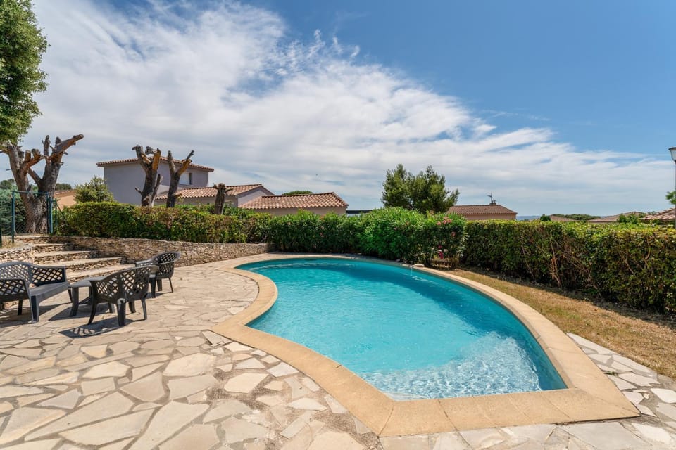 Property building, Living room, Swimming pool