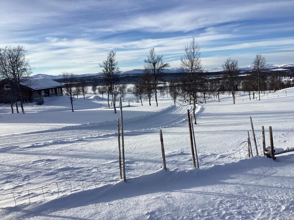 Koselig hytte Gålå Vakre Lauvåsen House in Innlandet