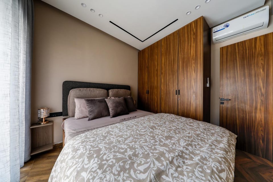 Bed, Photo of the whole room, Bedroom, wardrobe