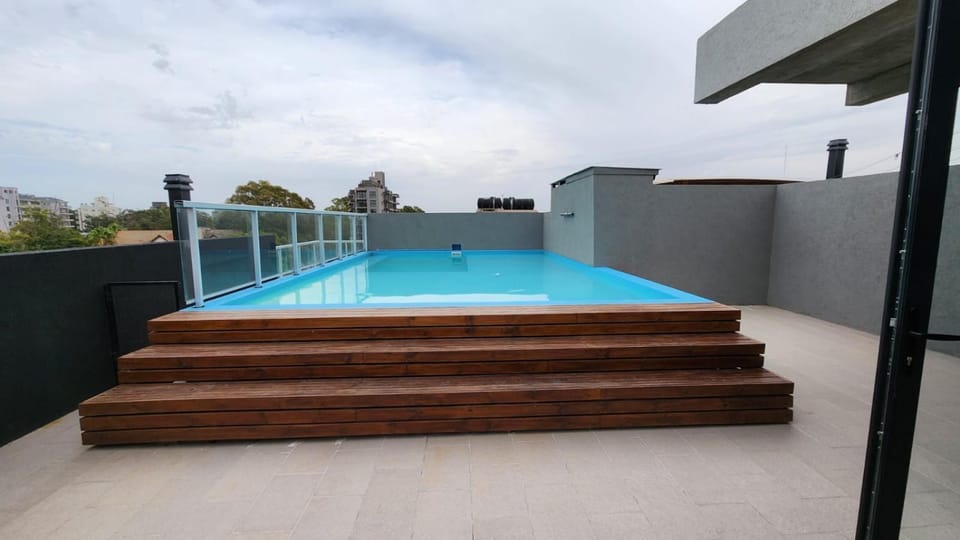 Balcony/Terrace, Pool view, Swimming pool
