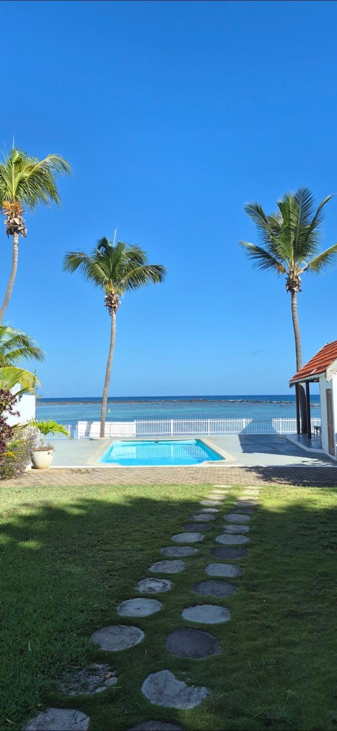Day, Pool view, Sea view, Swimming pool