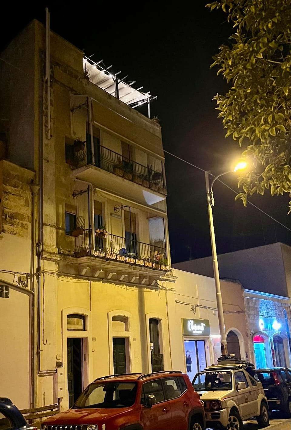 Property building, Night