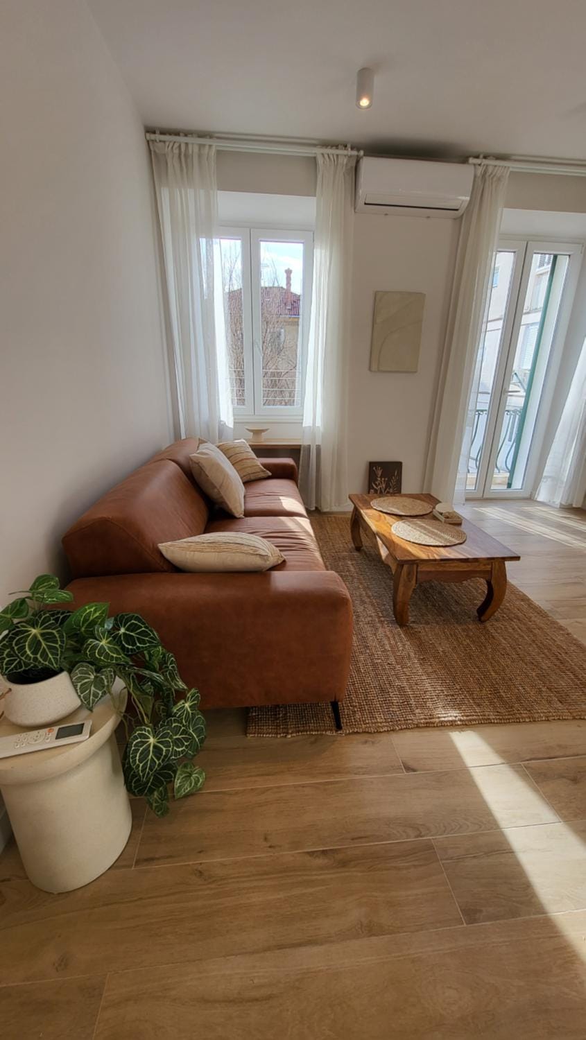 Living room, air conditioner