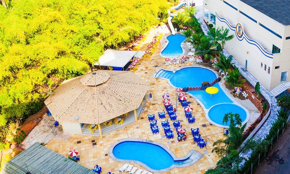 Golden Dolphin Grand Hotel piscinas 24h Apartment in State of Goiás