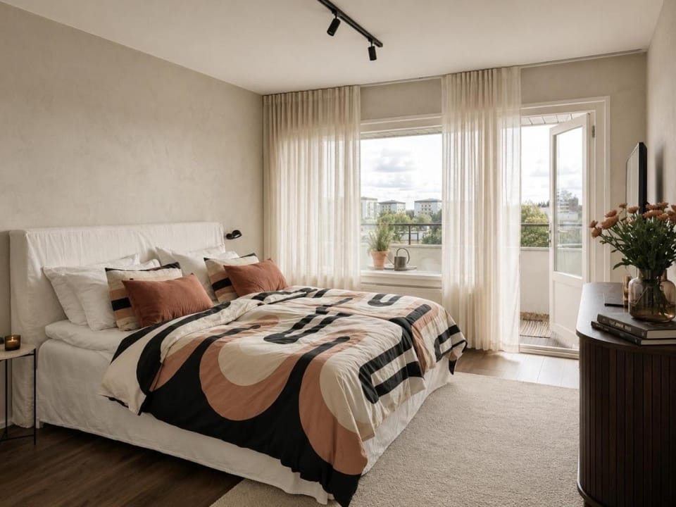 Borg Itsenäisyydenkatu, Centre Spacious 2-Room Apt, King Bed, Free Parking & Wifi Apartment in Finland