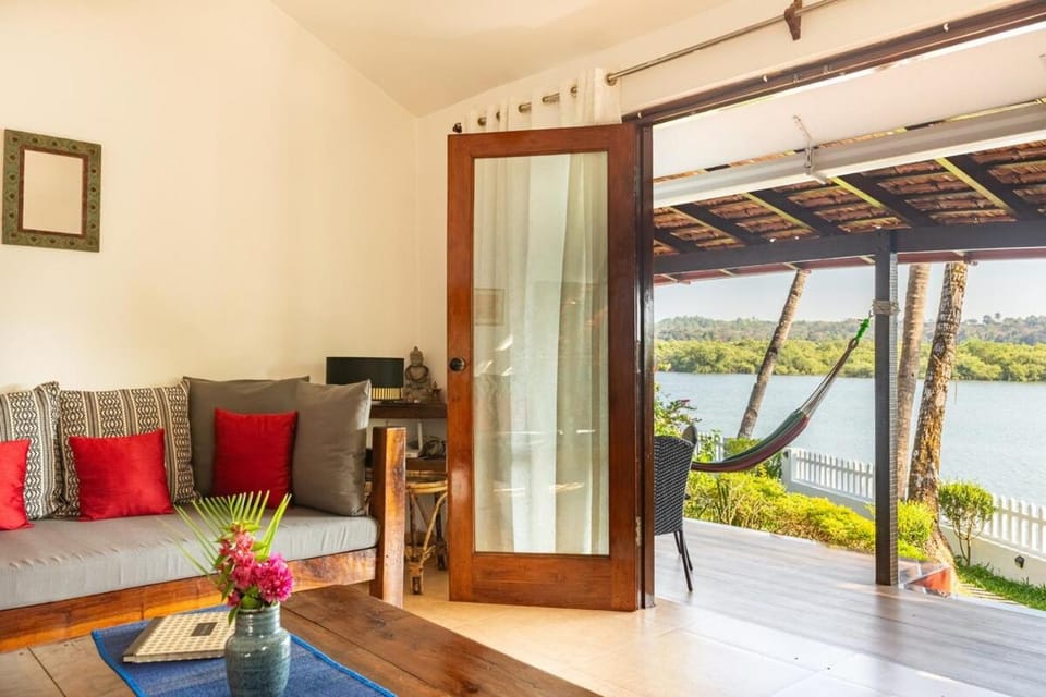 Riverview Villa On the River! Boutique Paradise Vacation Villa in Canacona
