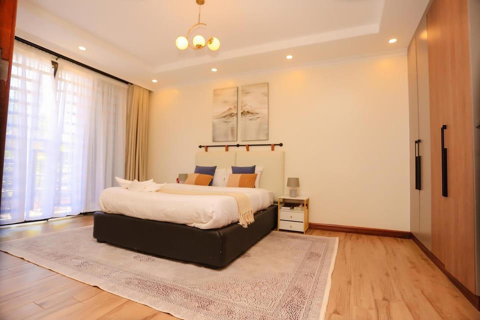 Bed, Photo of the whole room, Bedroom, wardrobe