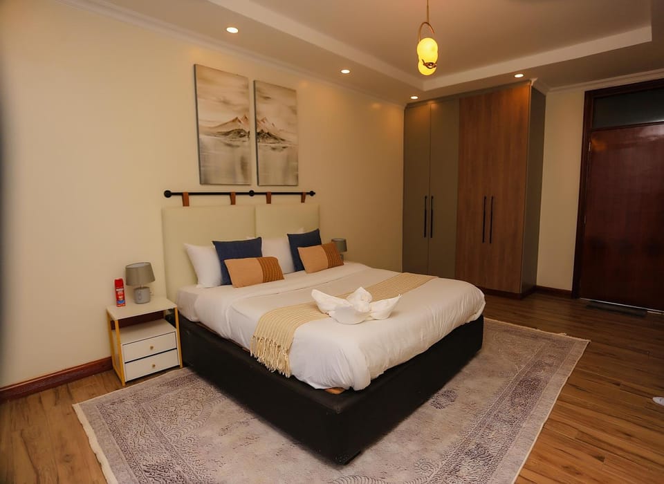 Bed, Photo of the whole room, Bedroom, wardrobe