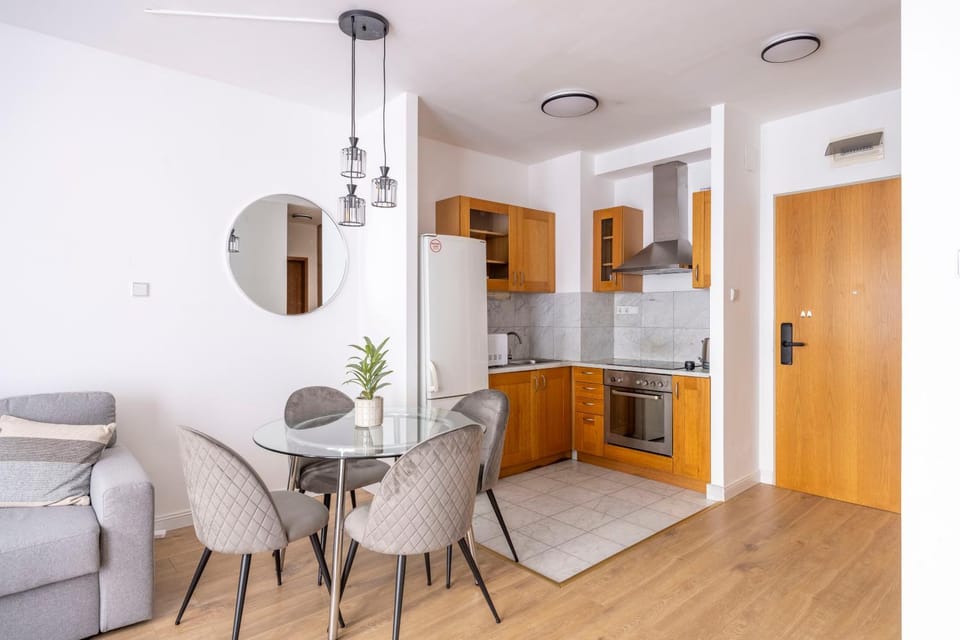 Kitchen or kitchenette, Living room, Seating area, Dining area, stove, wardrobe