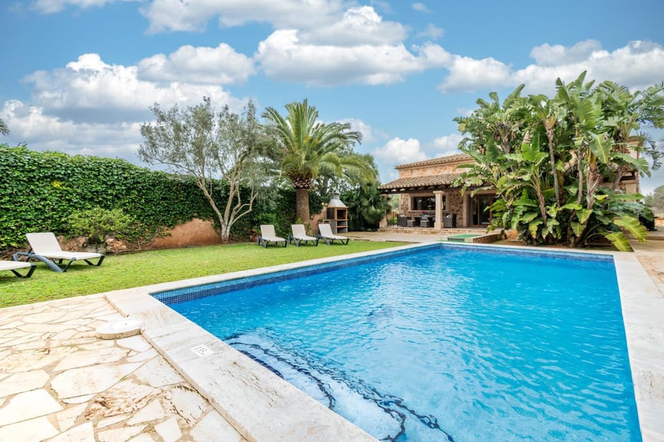 Property building, Living room, Swimming pool