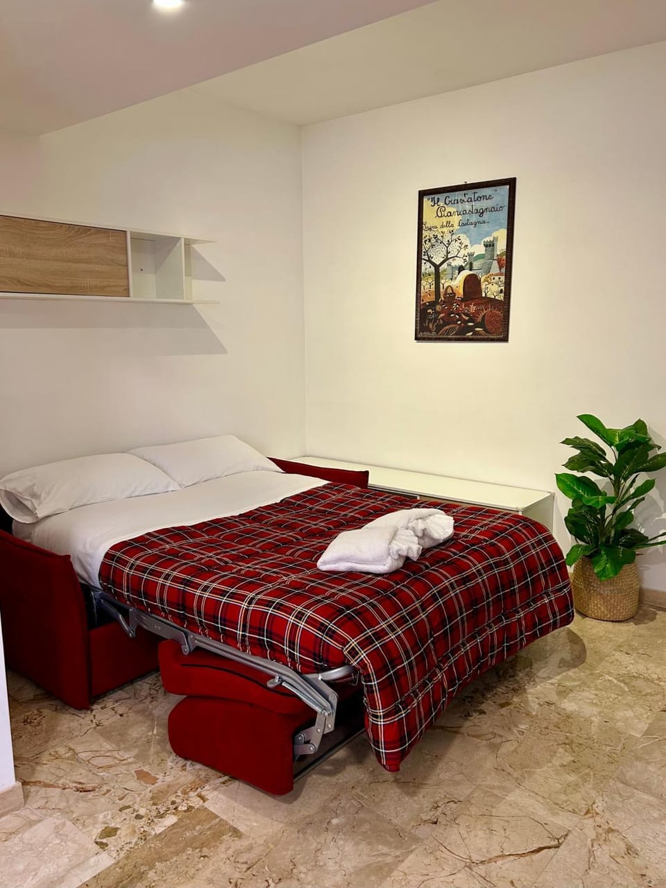 Bed, Living room