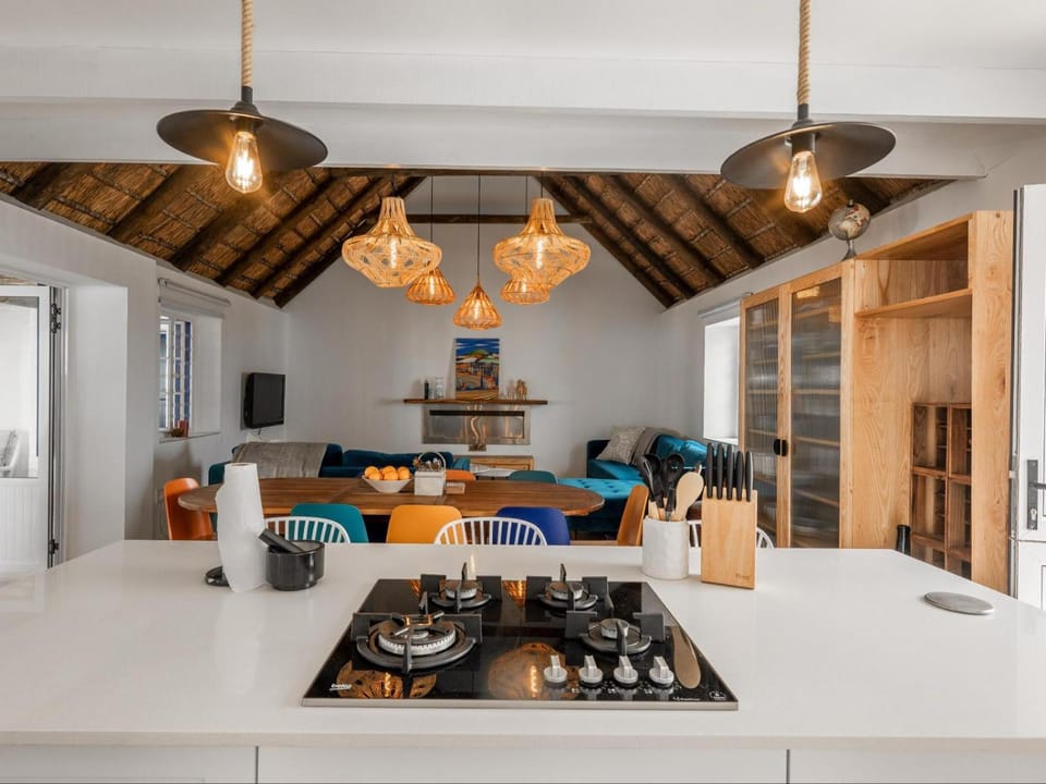 Photo of the whole room, stove