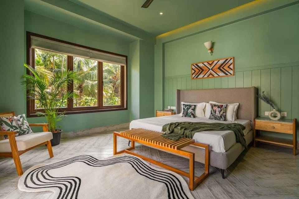 Raina Villas Goa lux 8bhk pvt pool fully serviced House in Baga