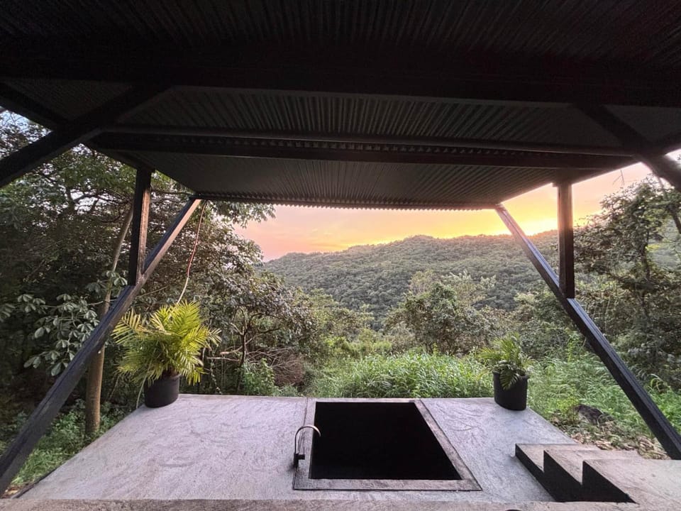 Natural landscape, Pool view, Sunset, Open Air Bath