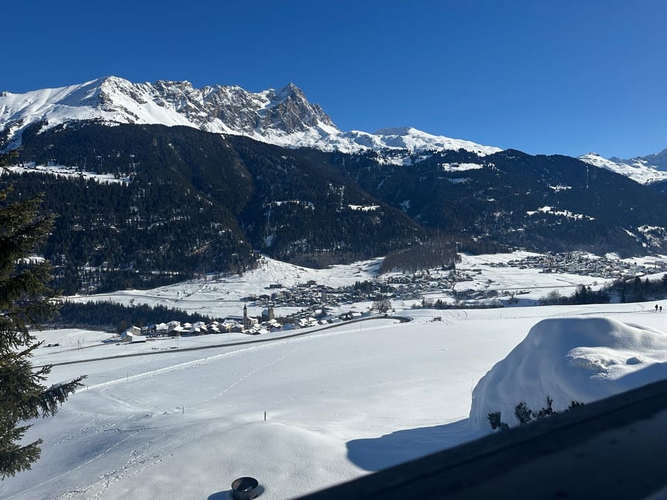 Natural landscape, Winter, Mountain view