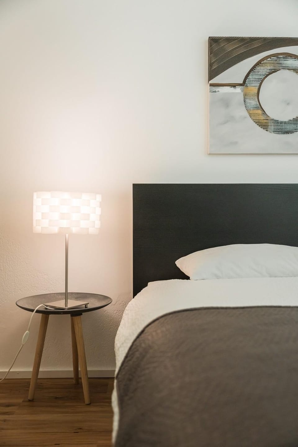 Bed, Photo of the whole room, Decorative detail, Bedroom