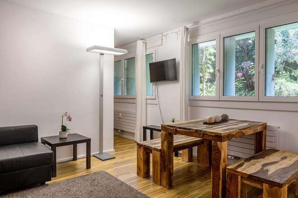 Communal lounge/ TV room, TV and multimedia, Living room, Seating area, Dining area, air conditioner