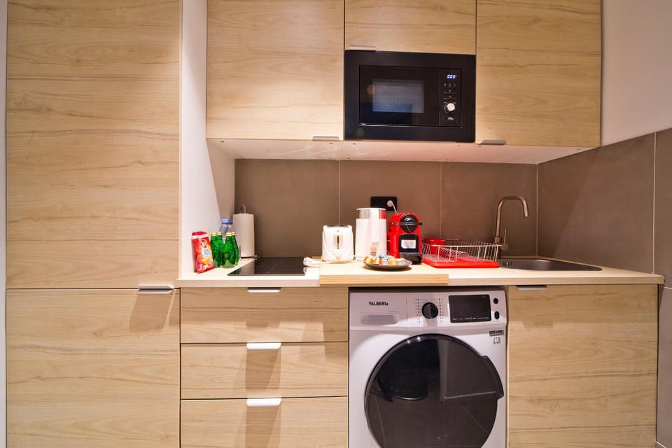 washing machine, kitchen