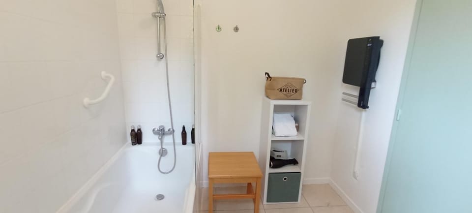 Bathroom, Living room