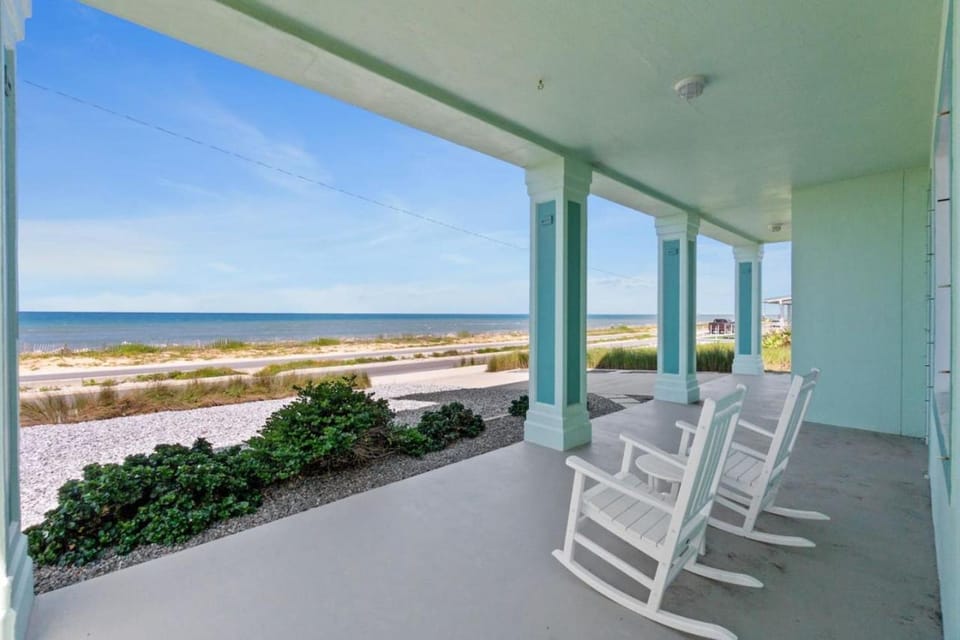 Oceanfront Retreat Near Pier | Sleeps 8, Dog Friendly House in Flagler Beach