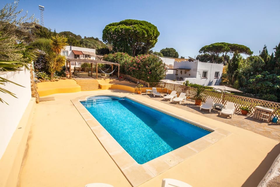 Pool view, sunbed