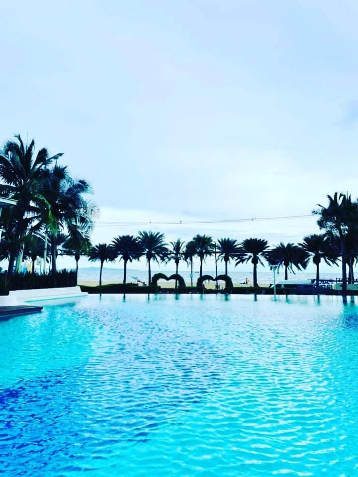 Nearby landmark, Day, Natural landscape, Beach, Aqua park, Pool view, Sea view, Swimming pool, sunbed