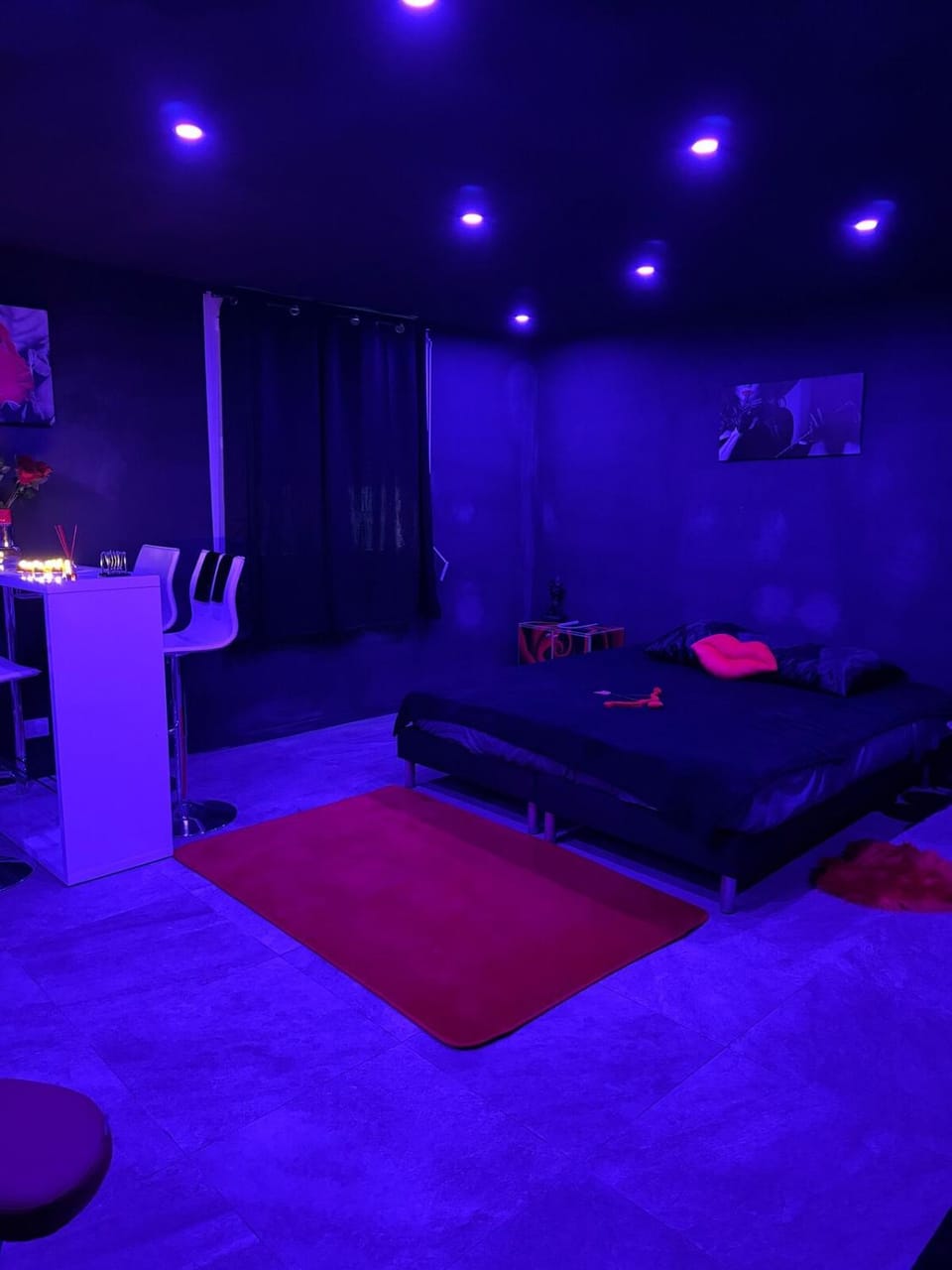 Love Room Passion Purple Apartment in Occitanie