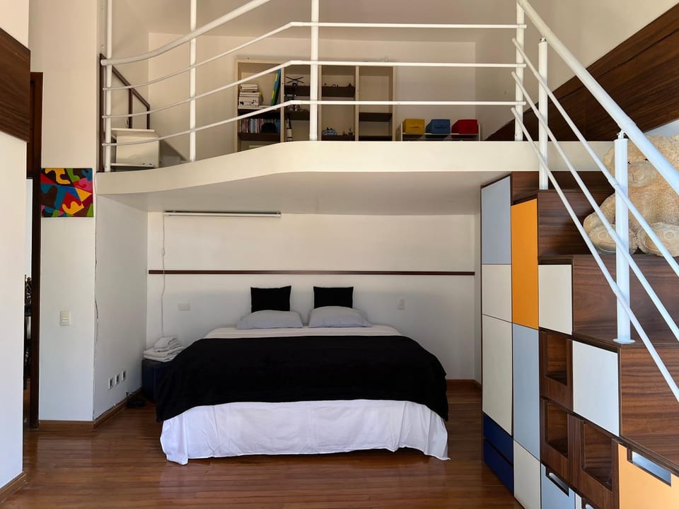 Bed, Photo of the whole room, Bedroom, wardrobe