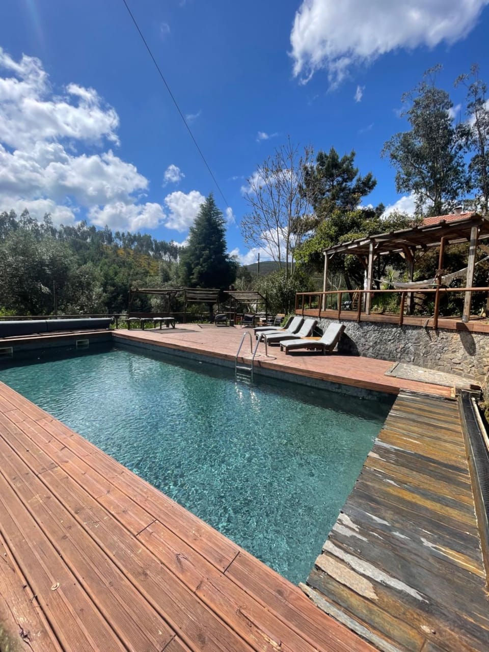 Day, Natural landscape, Mountain view, Pool view, Swimming pool, sunbed