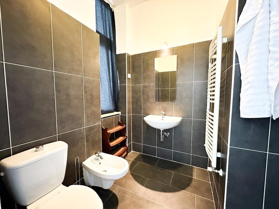 Shower, Toilet, Bathroom, bidet, towels