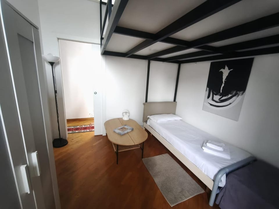 Property building, Living room, Bedroom