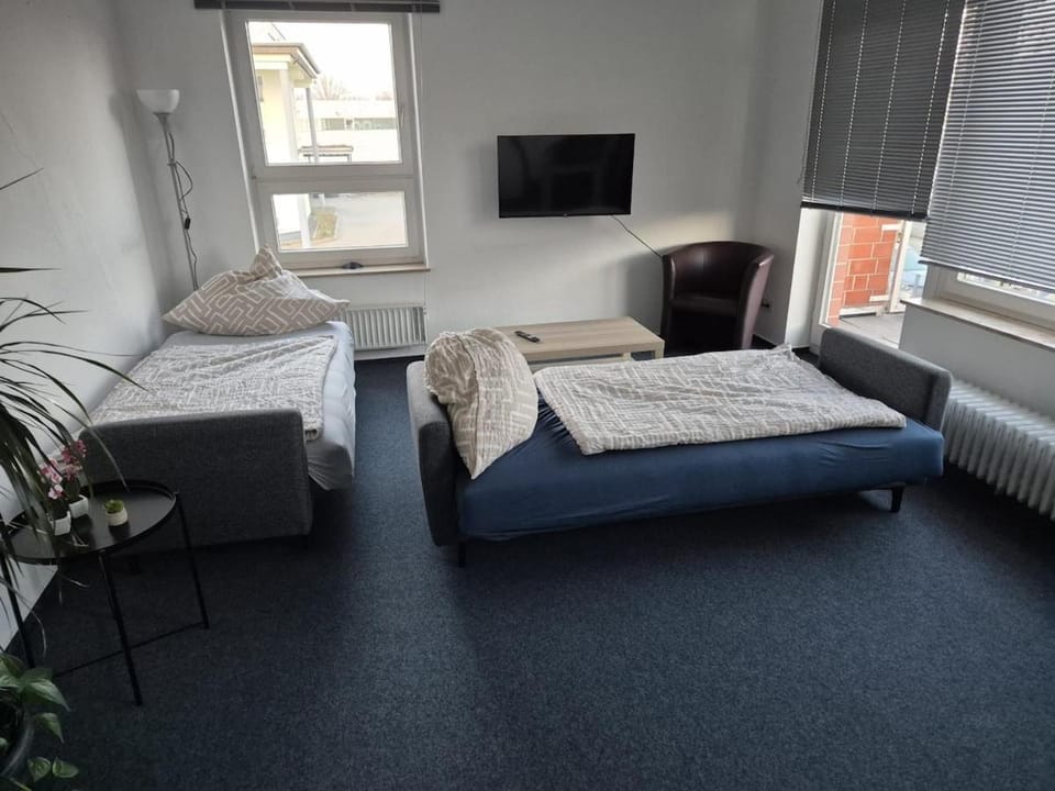 Bed, TV and multimedia, Living room